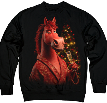 Кінь у халаті — святкує життя!