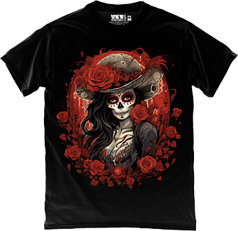 Day of the Dead in Black