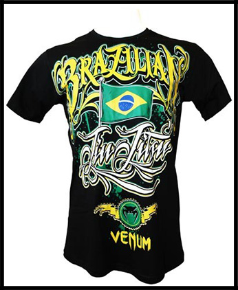 Venum - �������� - BJJ Auriverde - Tshirt - Black - Creative Line