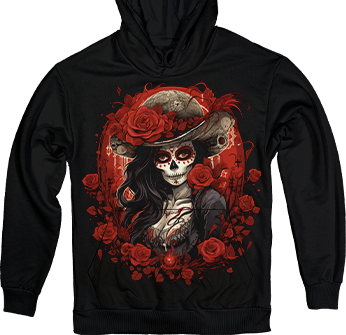 Day of the Dead in Black