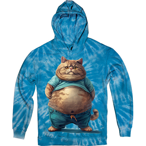 Fat Cat in Blue