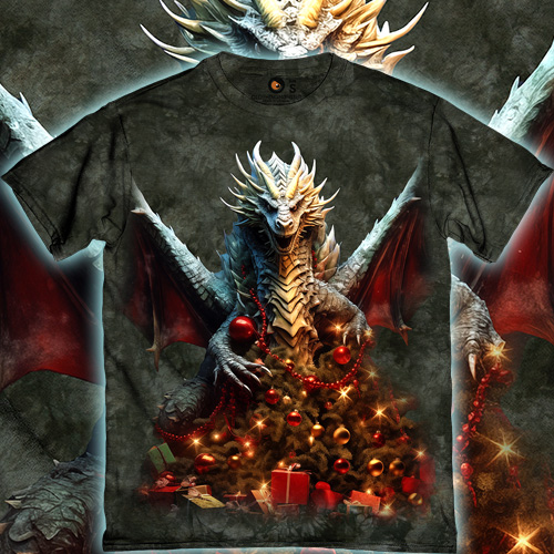 Dragon and Christmas Tree - Новий Рік