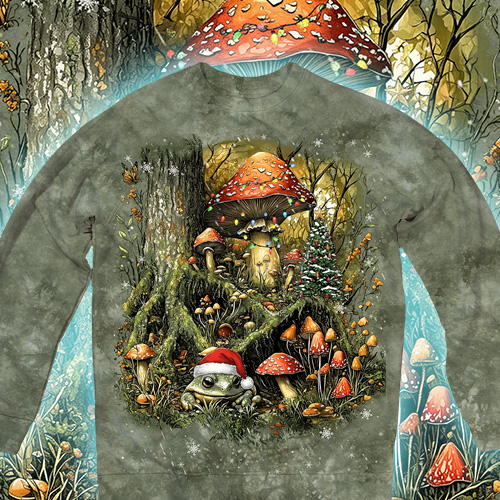 Лісові Гриби та Жабка на Різдво